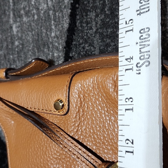 MICHAEL MICHAEL KORS BEDFORD LARGE SOFT BROWN LEATHER SHOULDER BAG PURSE - Picture 5 of 13